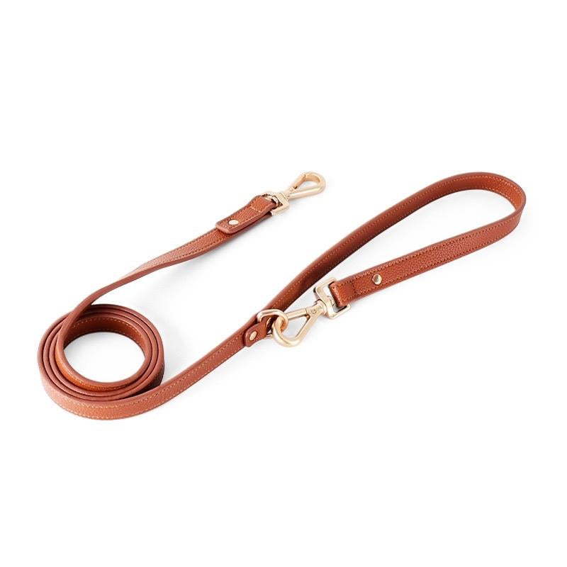 Luxury Crafts Elegant Leather Dog Leash